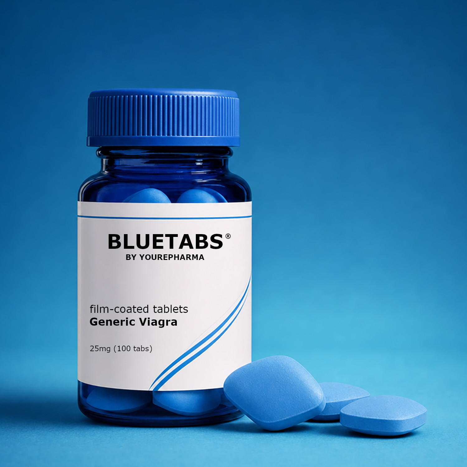 BlueTabs® Generic Viagra - 100 tabs